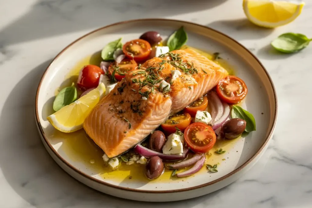 How to Cook Perfect Mediterranean Salmon Every Time Mediterranean Salmon Recipe