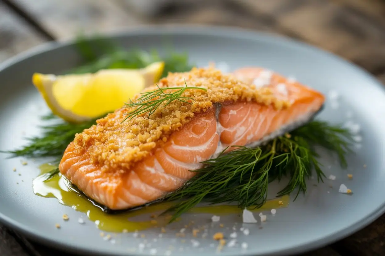 Panko Crusted Salmon
