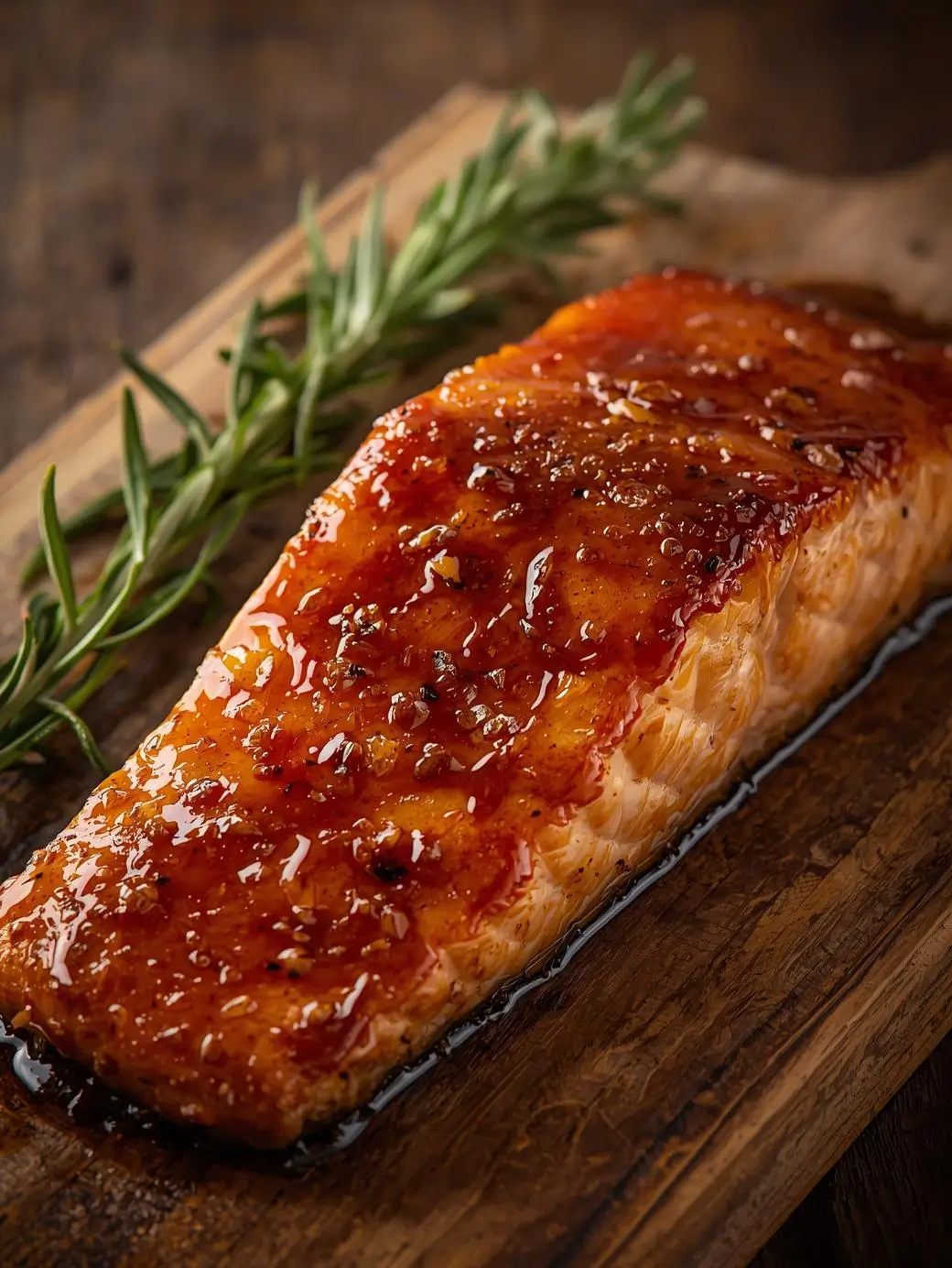 Salmon with Brown Sugar Garlic Glaze in 3 Steps