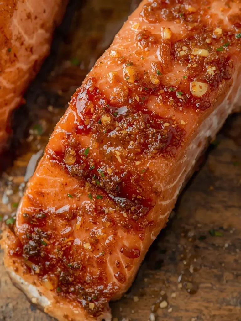 Salmon with Brown Sugar Garlic Glaze