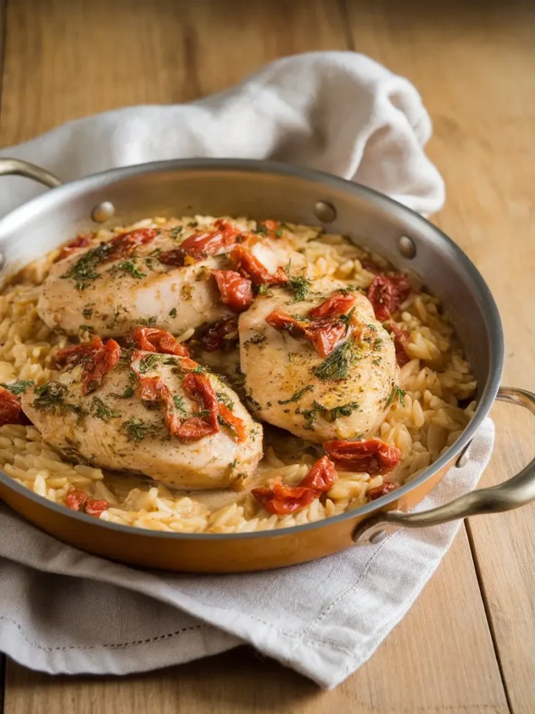 Sun-Dried Tomato Chicken Orzo