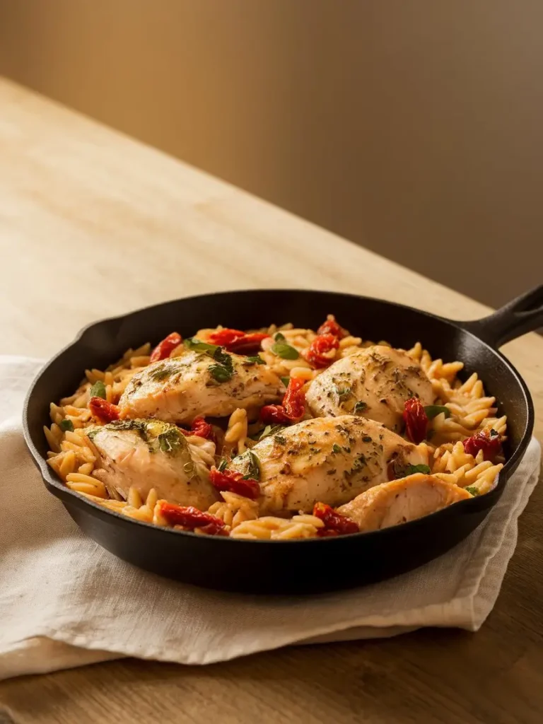 Sun-Dried Tomato Chicken Orzo