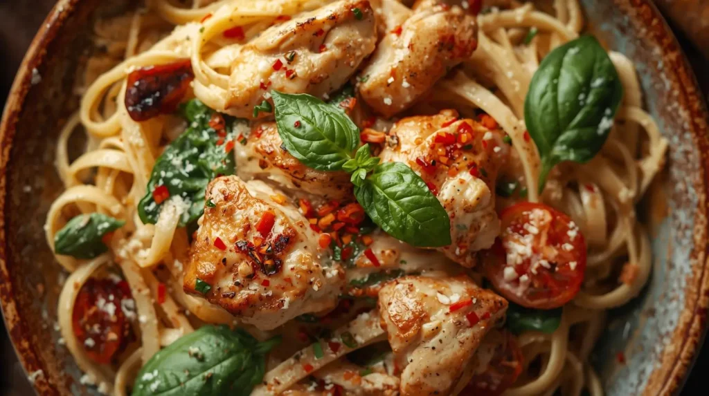 Tuscan Chicken Pasta