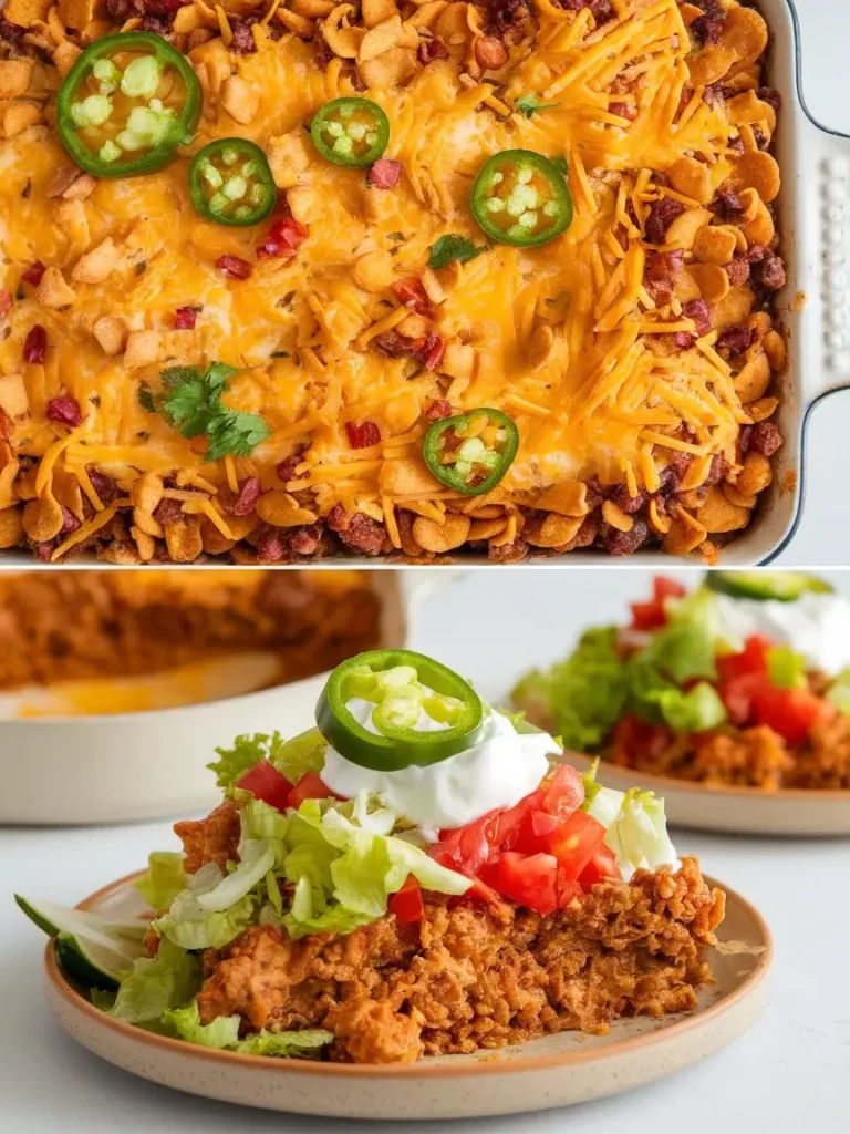 Walking Taco Casserole