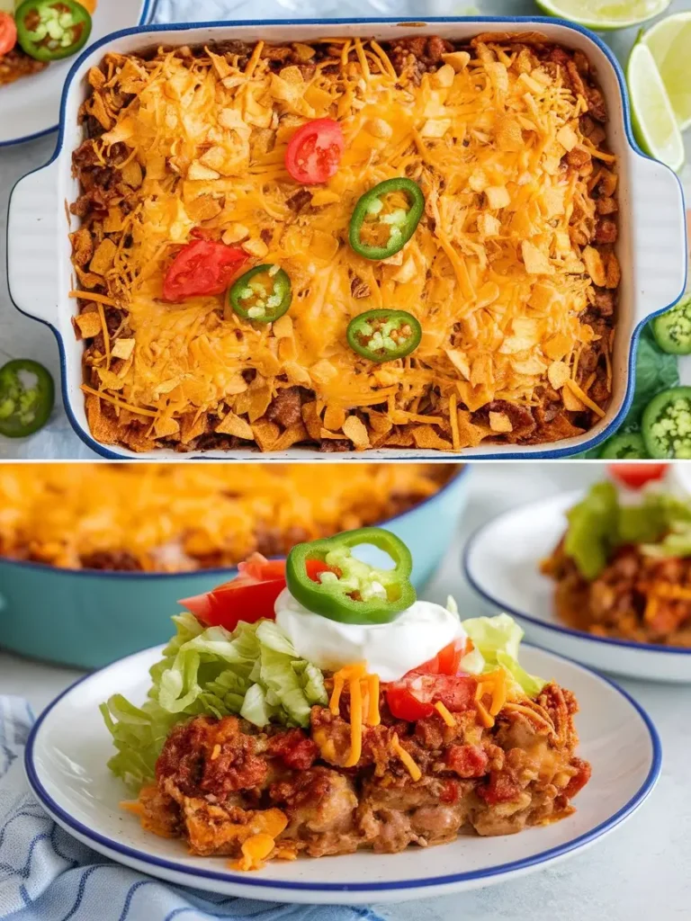 Walking Taco Casserole