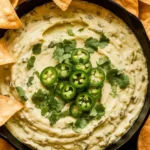 Warm White Bean Skillet Queso Verde 1