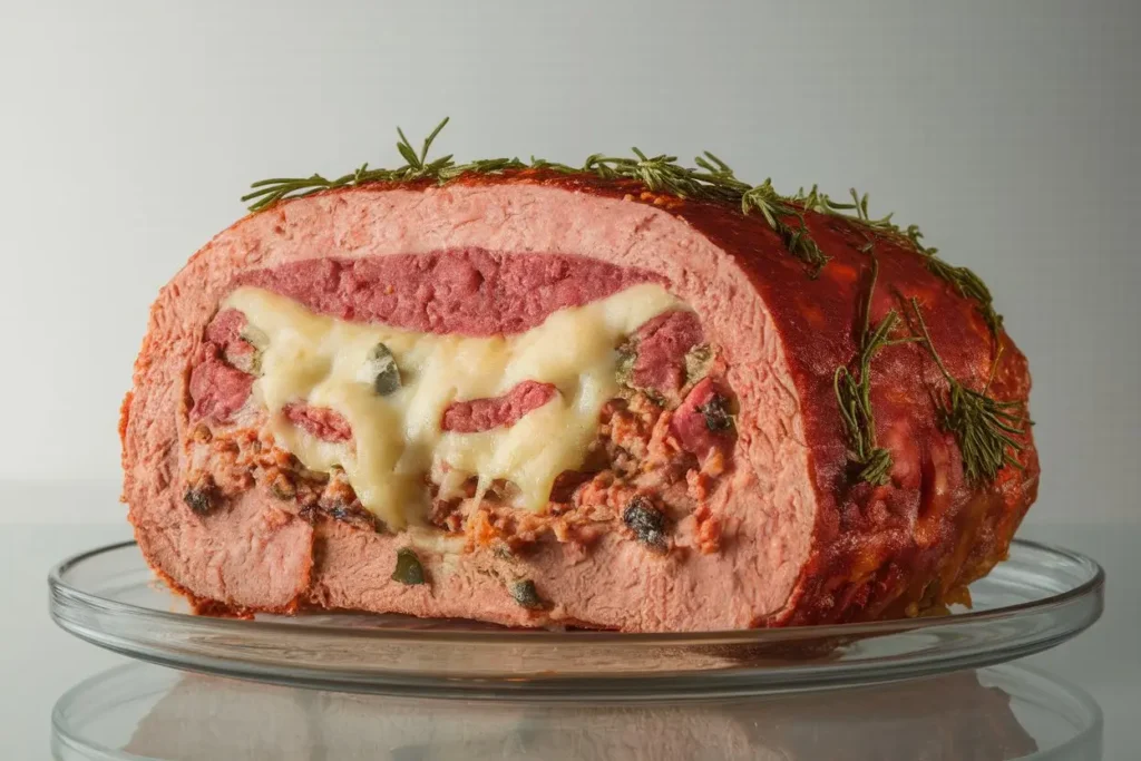 american italian stuffed meatloaf