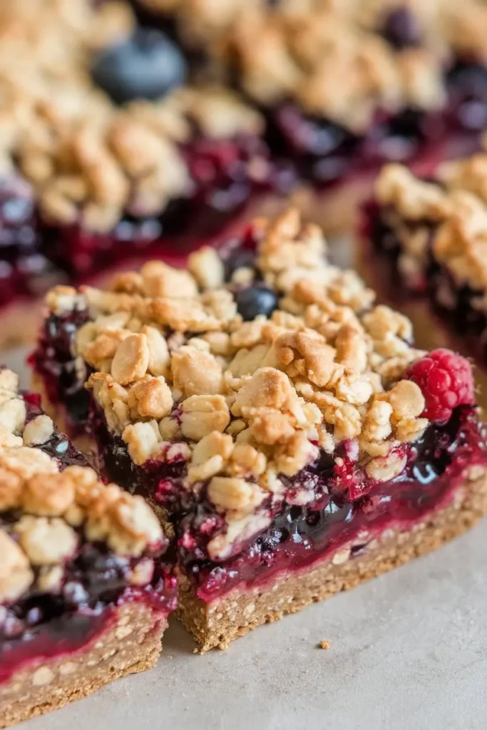 berry oat bars 2