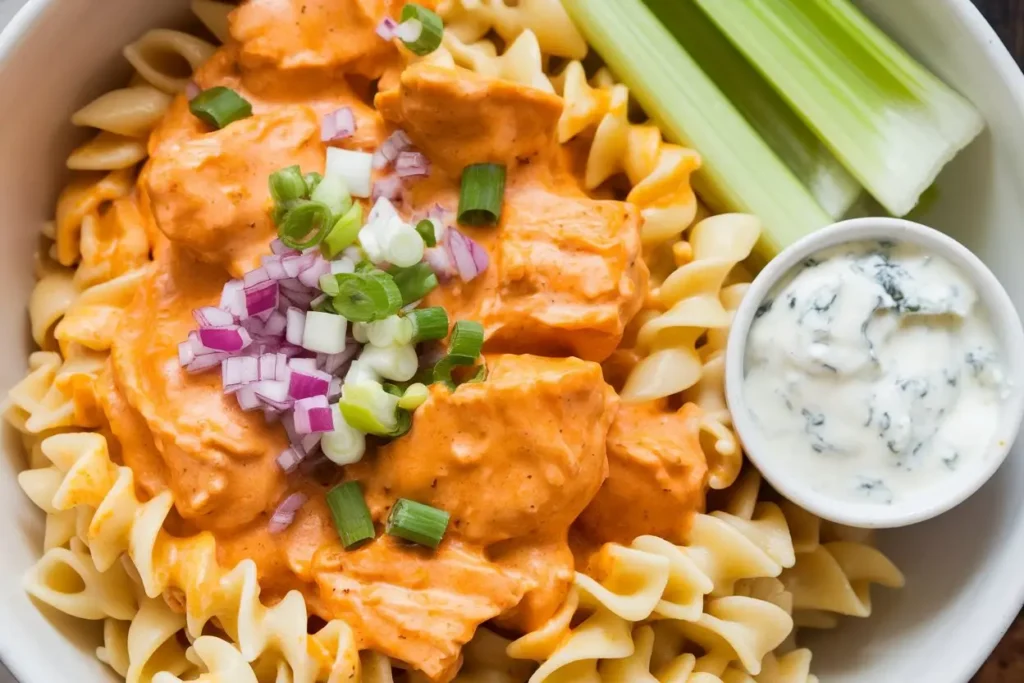 buffalo chicken pasta easy