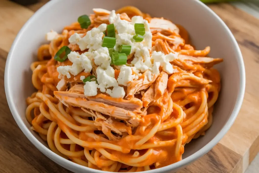 buffalo chicken pasta salad