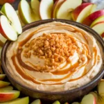 caramel apple cheesecake dip