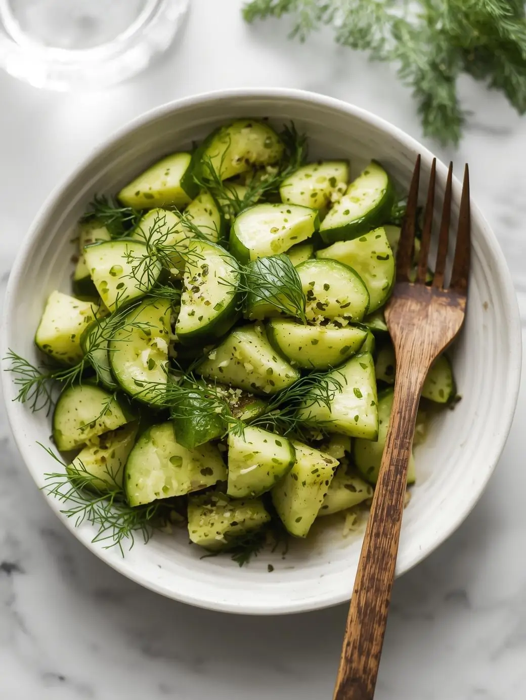 Cucumber Salad Delight: Crispness Unveiled