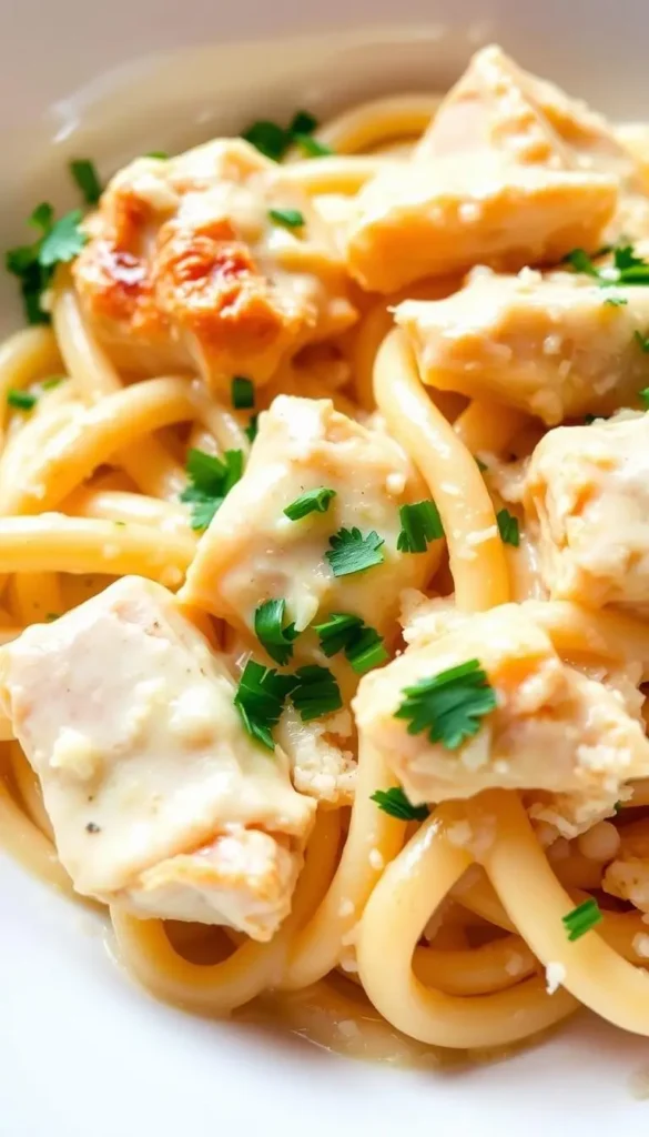 garlic parmesan chicken pasta