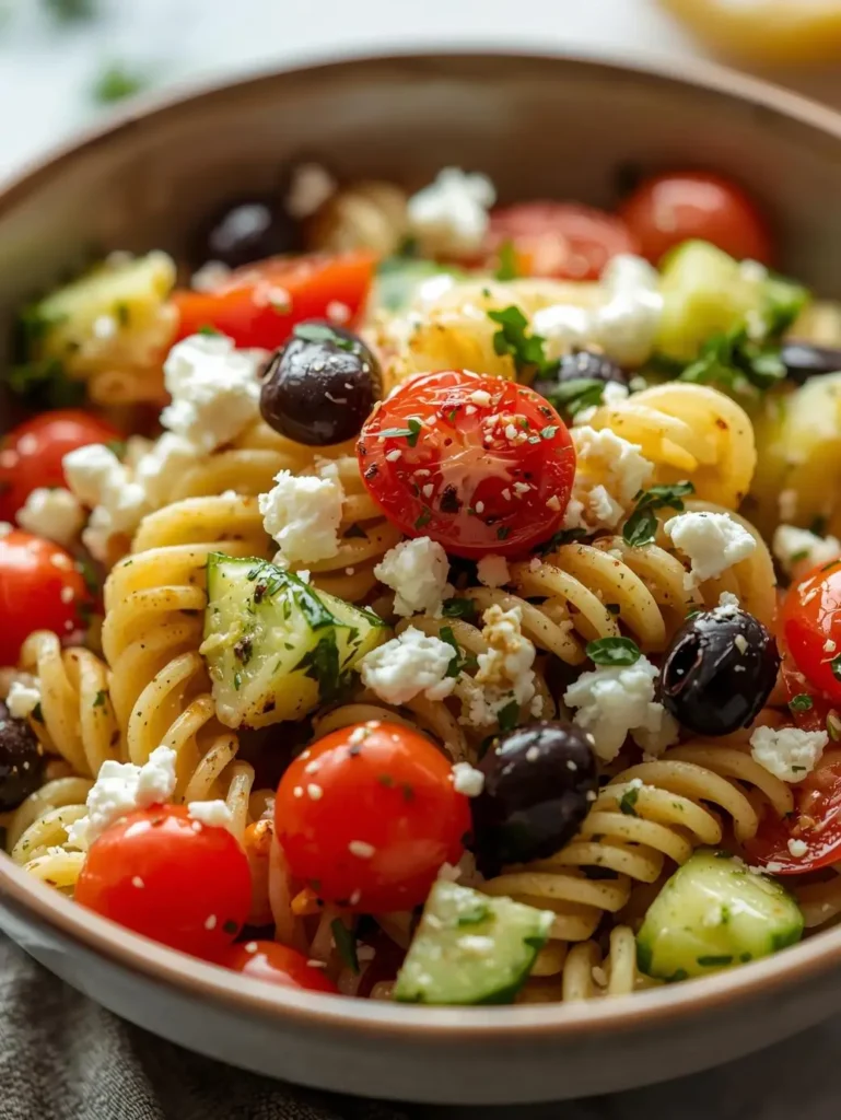 greek pasta salad recipe