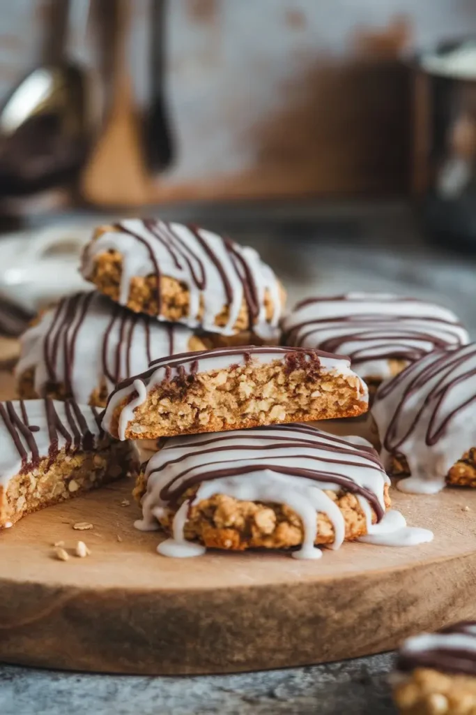 Iced Oatmeal Cookies