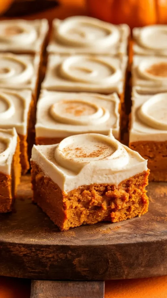 pumpkin bars
