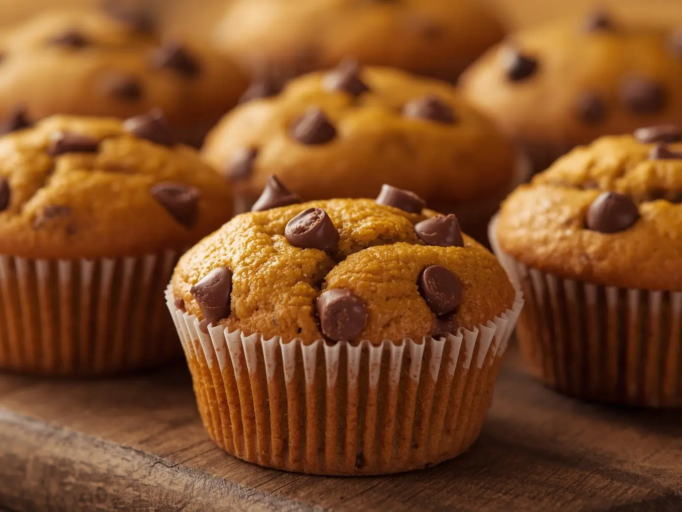 Pumpkin Chocolate Chip Muffins Magic