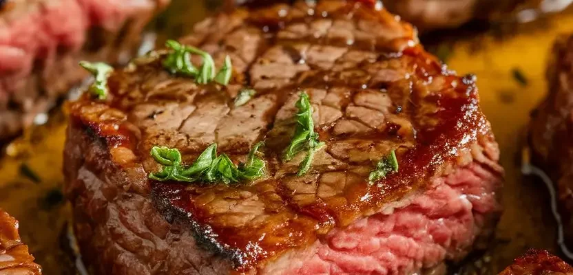 Air Fryer Garlic Butter Steak Bites