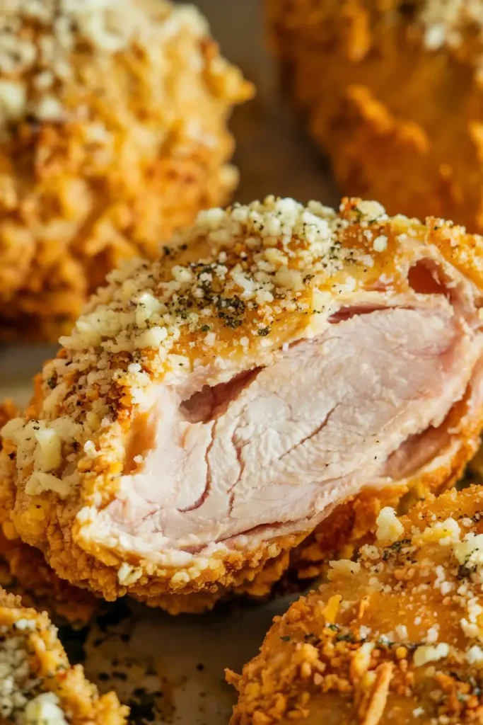 Air Fryer Parmesan Crusted Chicken