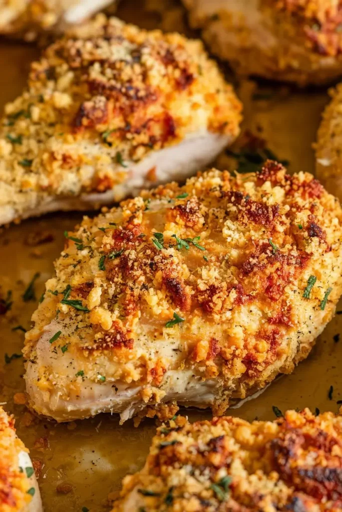 Air Fryer Parmesan Crusted Chicken