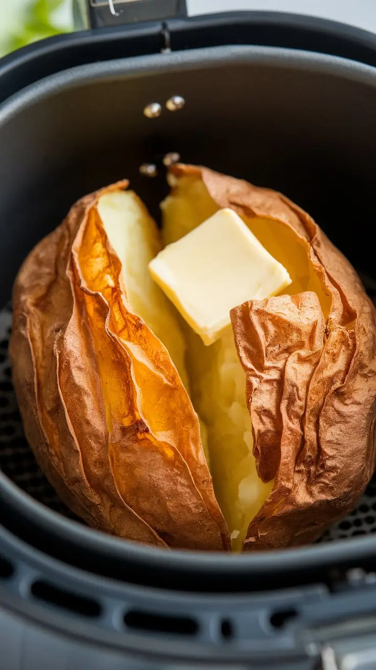 Air Fryer Baked Potato: Perfect Crispness Achieved