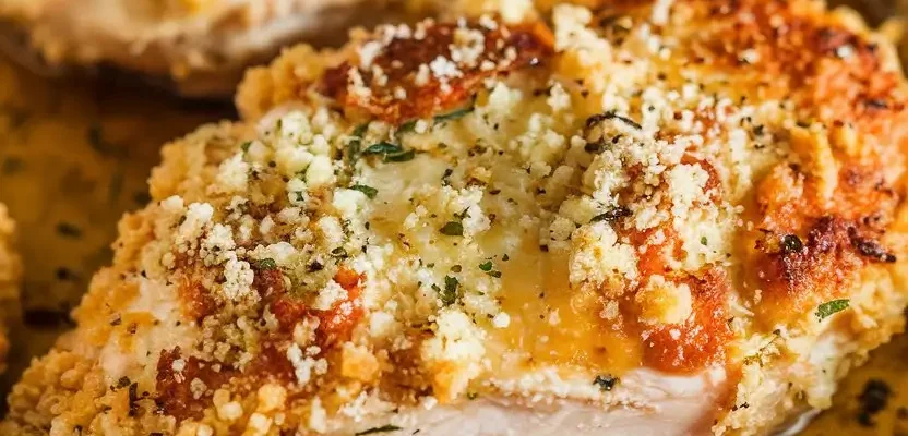 Air Fryer Parmesan Crusted Chicken