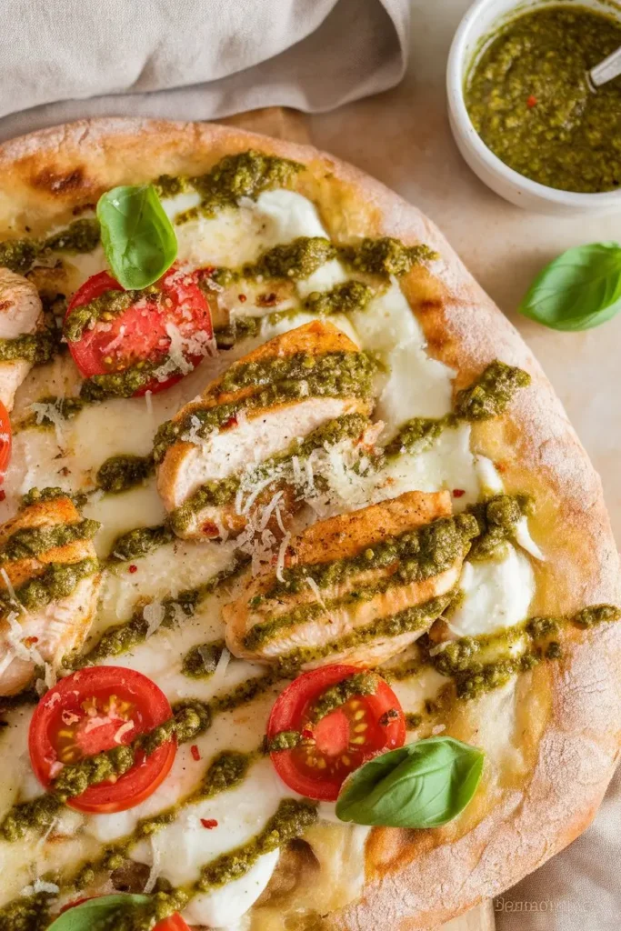 Chicken Pesto Flatbread