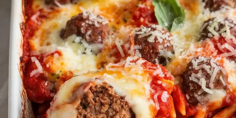Dump-and-Bake Meatball Casserole