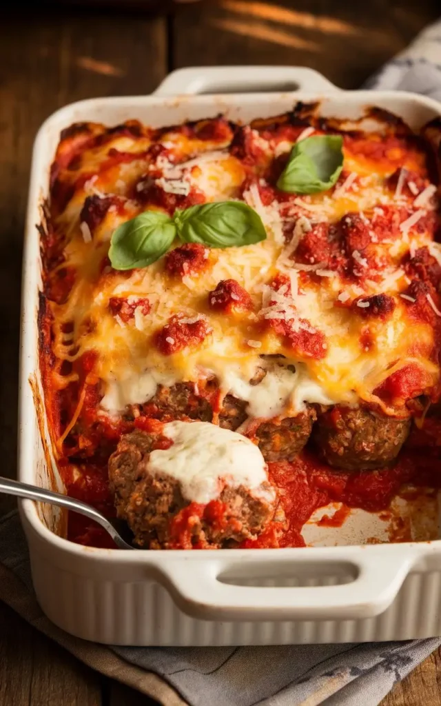 Dump-and-Bake Meatball Casserole