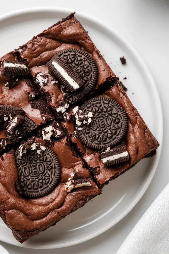 Fudgy Oreo Brownie