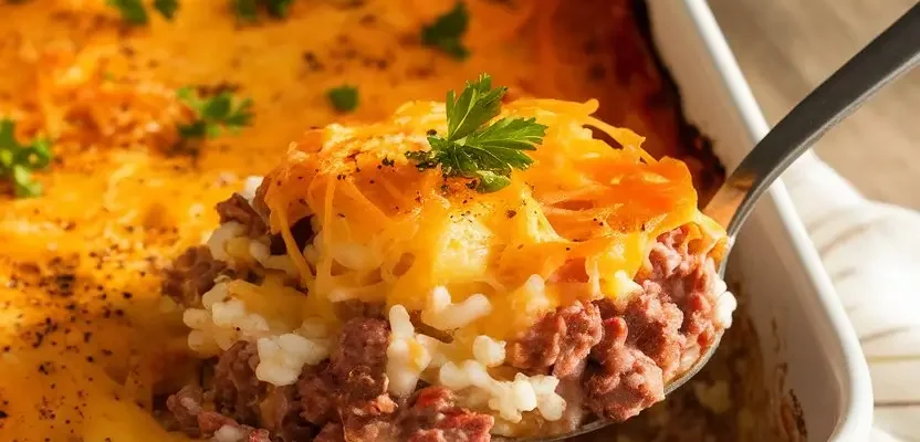 Hamburger Rice Casserole
