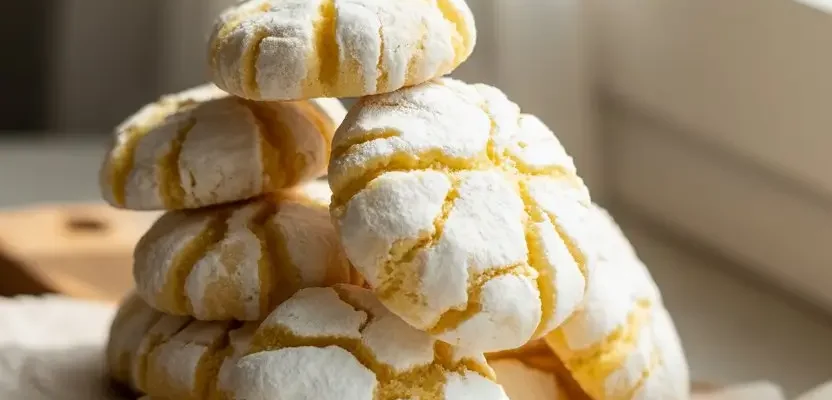 Lemon Crinkle Cookies
