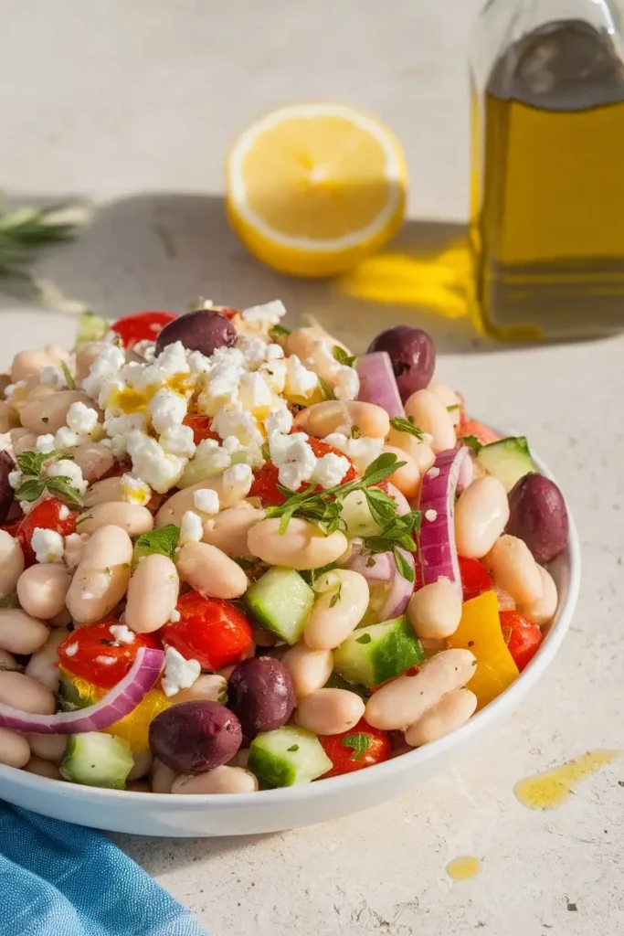 Mediterranean WhiteBeanSalad