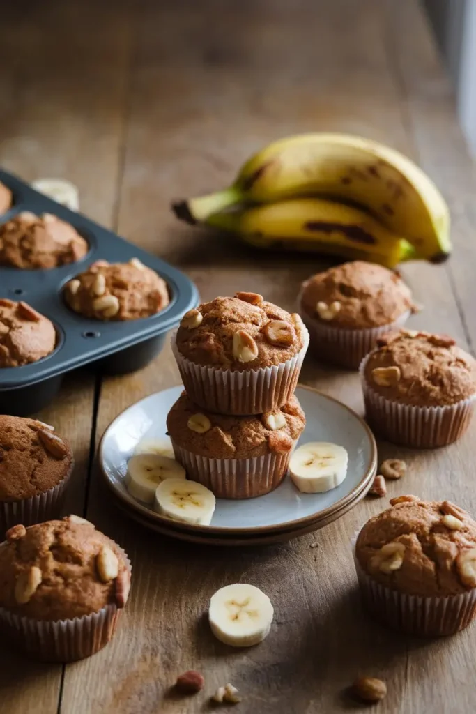 Paleo Banana Bread Muffins