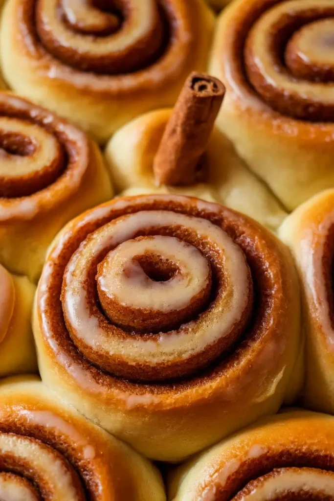 Pumpkin Shaped Cinnamon Rolls