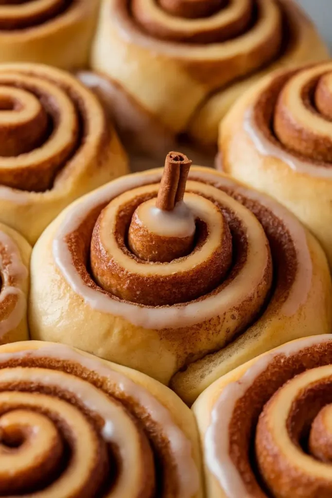 Pumpkin Shaped Cinnamon Rolls