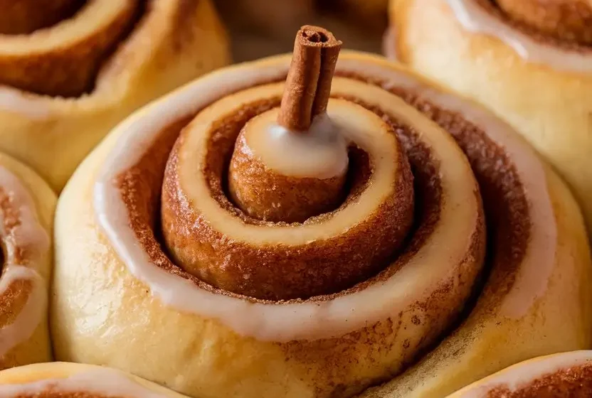 Pumpkin Shaped Cinnamon Rolls