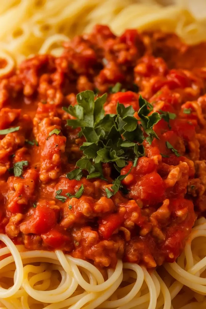 Spaghetti and Meat Sauce