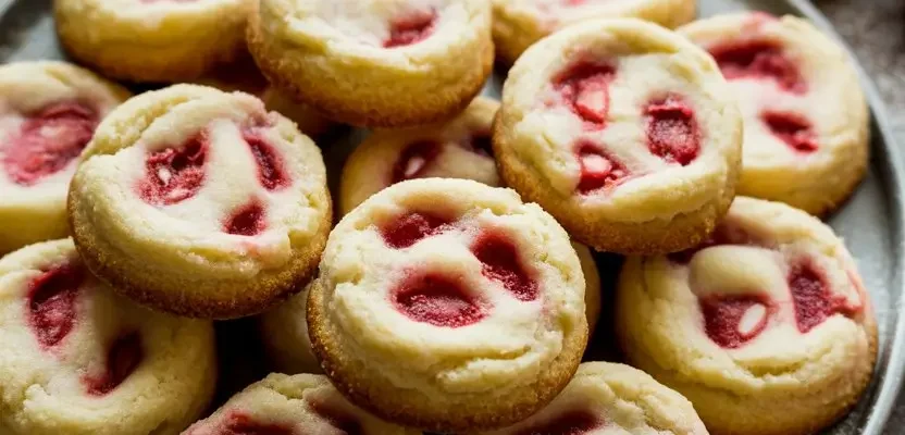 Strawberry Cheesecake Cookies