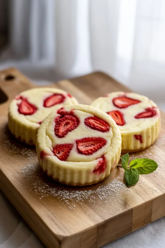 Strawberry Cheesecake Cookies