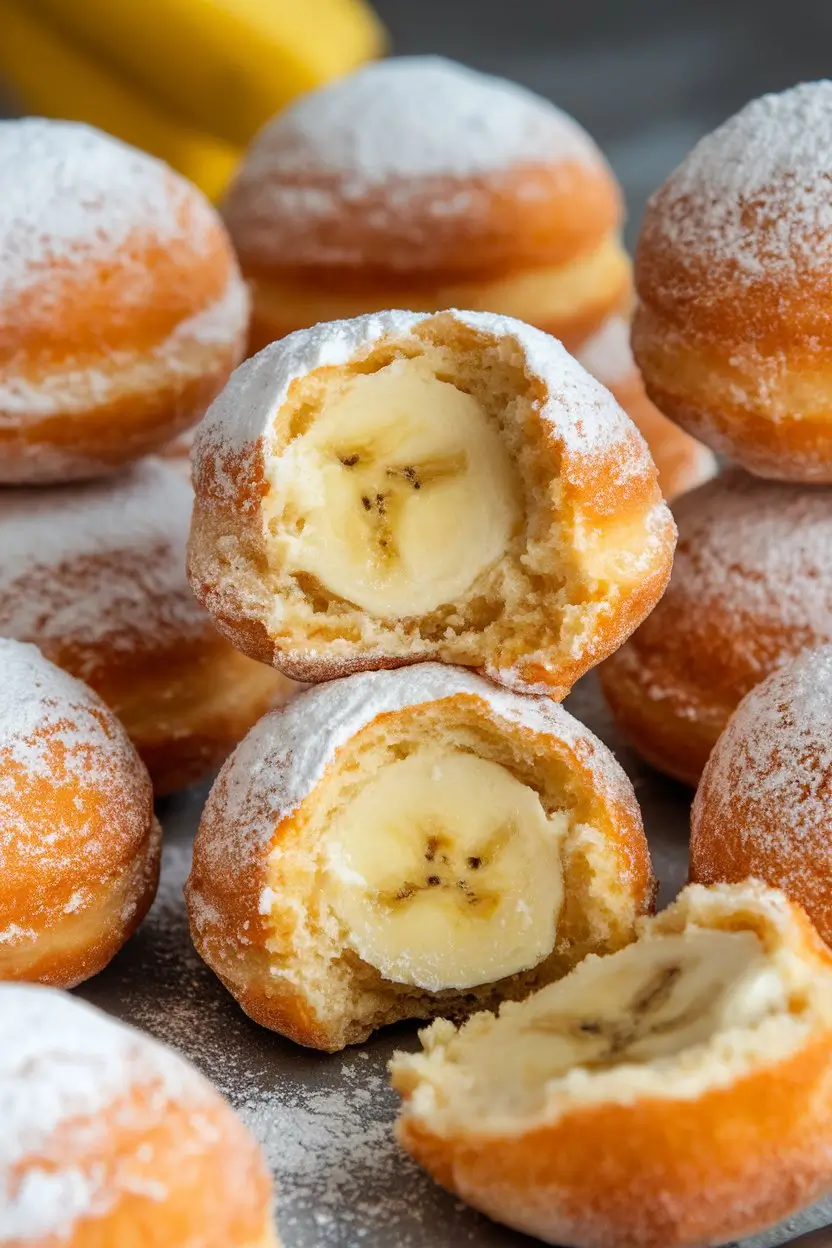 Banana Donut Holes: A Sweet, Fruity Delight