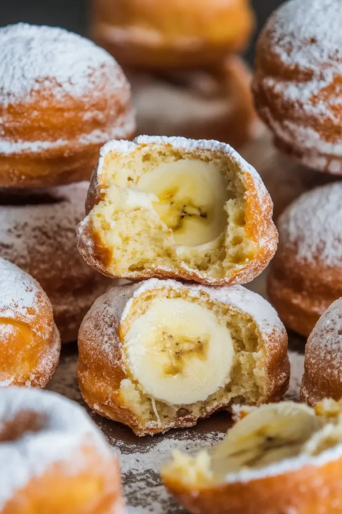 banana donut holes oven