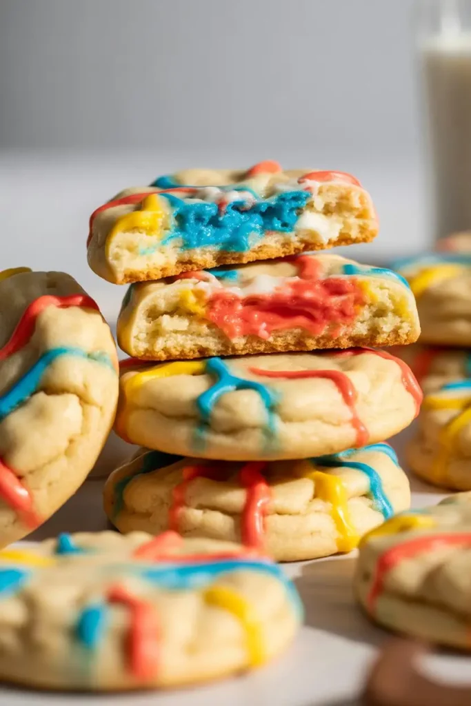 birthday cake cookies decorated