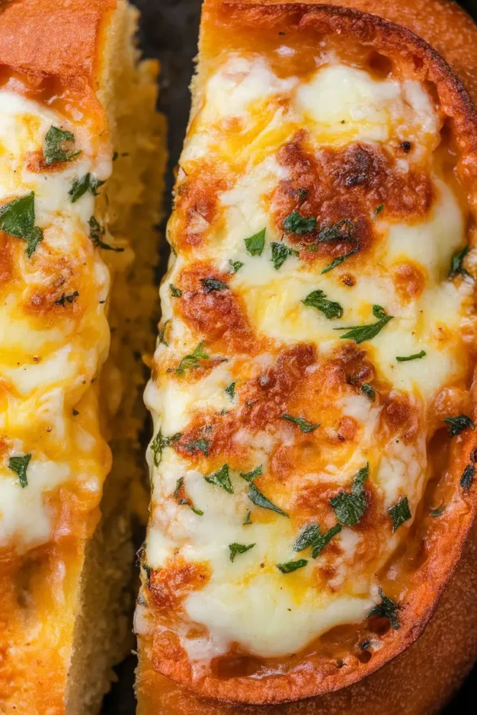 Air Fryer Cheesy Garlic Bread
