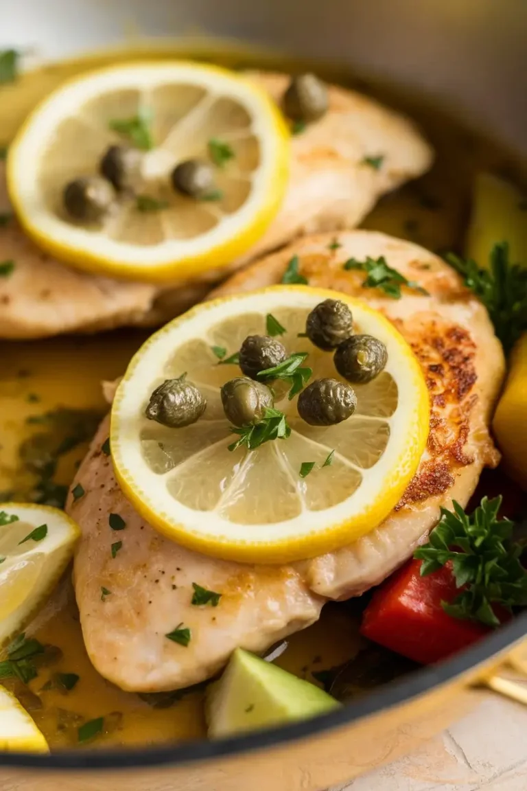 mediterranean style chicken piccata recipe
