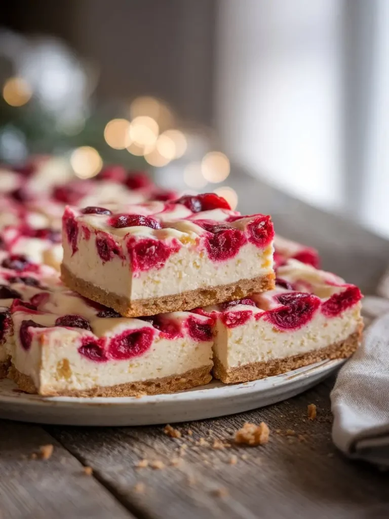 Cranberry Cream Cheese Bars