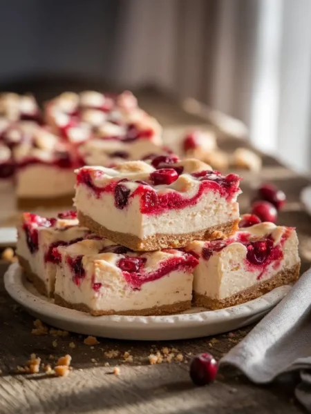Cranberry Cream Cheese Bars