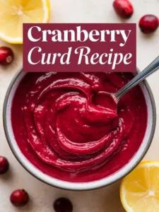 Cranberry Curd