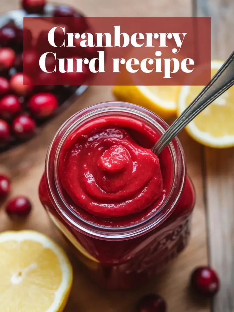 Cranberry Curd RECIPE