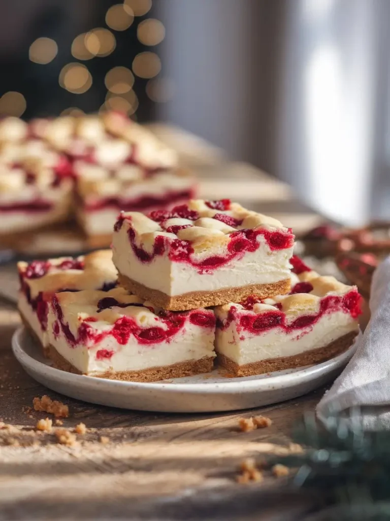 CranberryCream Cheese Bars